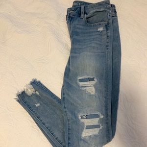 American Eagle jeggings- super stretch size 8